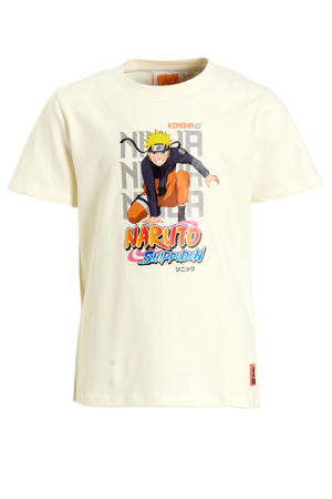 T-shirt Naruto license off-white