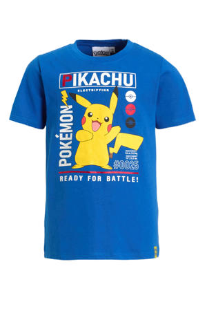 T-shirt Pokemon license blauw