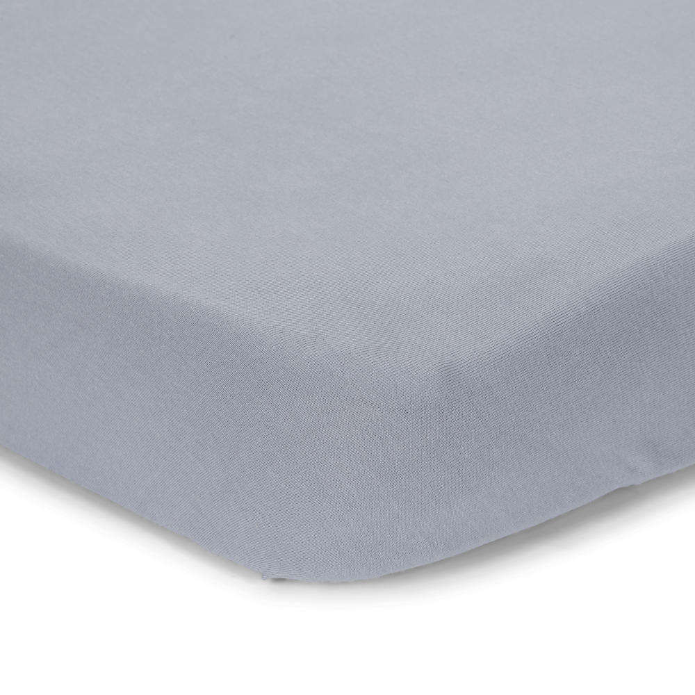 Little Dutch ledikant hoeslaken Pure Denim Blue