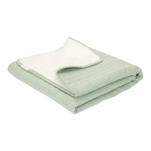 wiegdeken met fleece Pure Sage