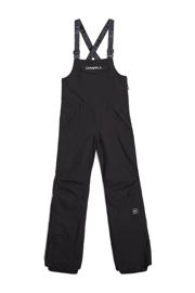 thumbnail: Zwarte jongens en meisjes O'Neill skibroek O'Riginals Bib van polyester met rits- en drukknoopsluiting en effen