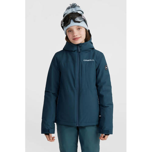 O'Neill ski-jack Lite petrol Skijack Blauw Meisjes Polyester Capuchon Effen