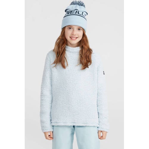 O'Neill fleece sweater FUZZY lichtblauw Sportsweater Meisjes Polyester Opstaande kraag