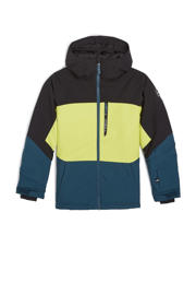thumbnail: Zwarte jongens O'Neill ski-jack CARBONITE van polyester met effen, capuchon en ritssluiting