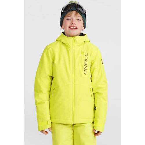 O'Neill ski-jack Hammer geel Skijack Jongens Polyester Capuchon Effen