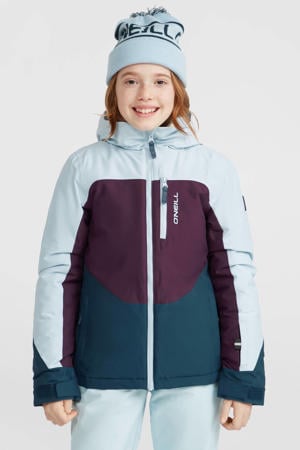 ski-jack CARBONITE lichtblauw/donkerpaars/blauw