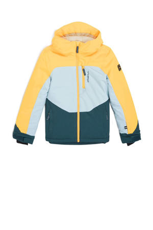ski-jack CARBONITE geel/lichtblauw/blauw