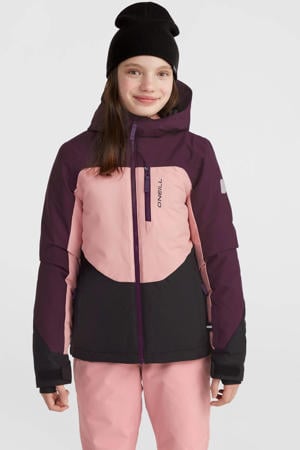 ski-jas CARBONITE donkerpaars/roze/zwart
