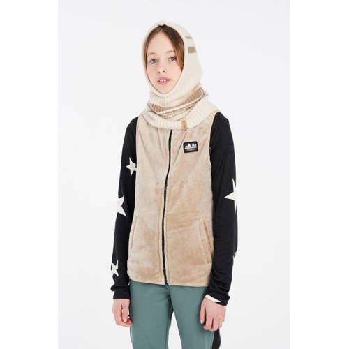 Protest bodywarmer PRTZELDA JR beige Meisjes Polyester Opstaande kraag - maat 176 afbeelding