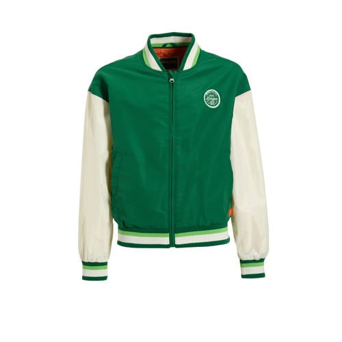 Orange Stars baseball jacket groen Jas Jongens Polyester Ronde hals