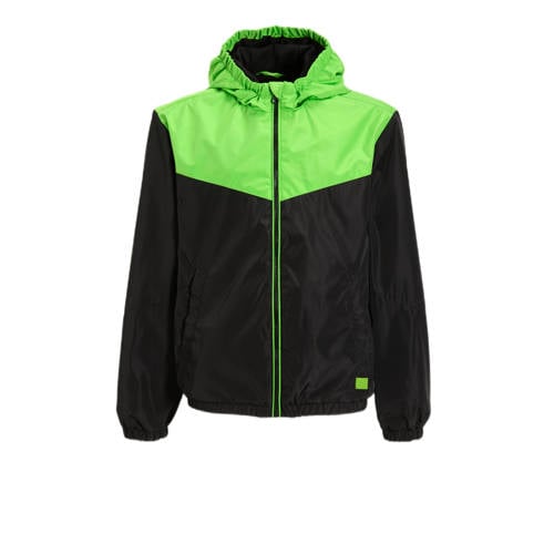 Orange Stars hooded jacket Jas Groen Jongens Polyester Capuchon