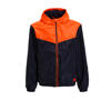 Orange Stars hooded jacket zwart/oranje