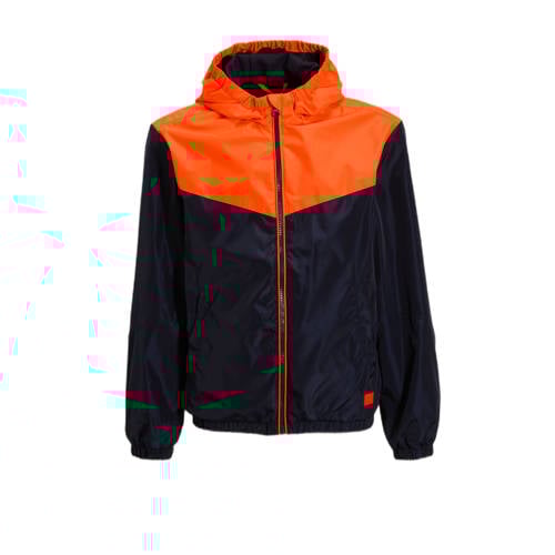 Orange Stars hooded jacket oranje Jas Jongens Polyester Capuchon