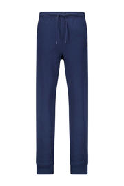 thumbnail: Blauwe jongens America Today joggingbroek van katoen met elastische tailleband met koord en effen