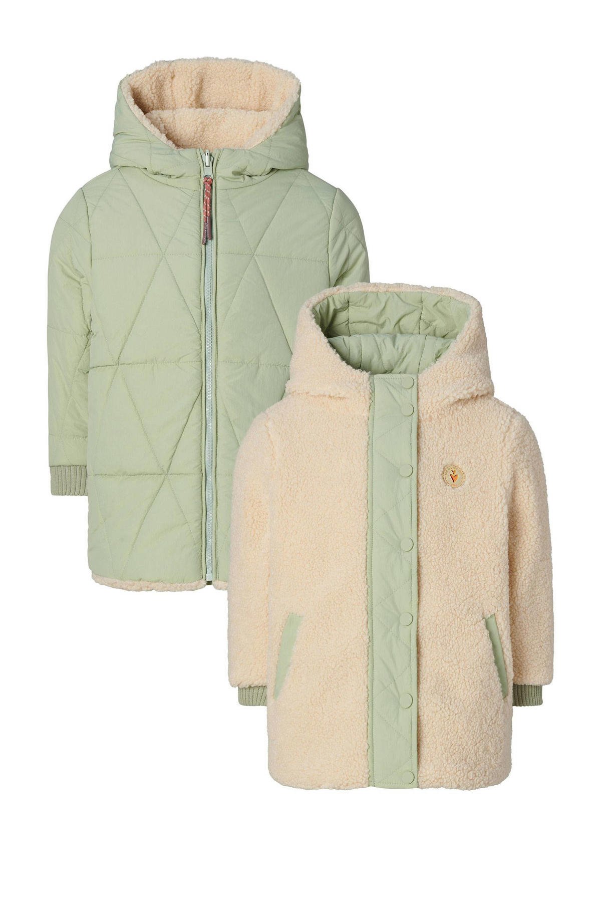 Giacca Reversibile Noppies Per Bambini - Design All Over Print, Poliestere Lavabile