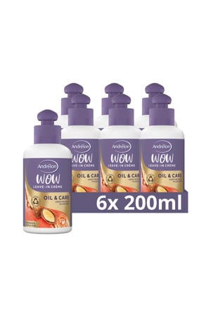 Oil & Care WOW leave-in crème - 6 x 200 ml