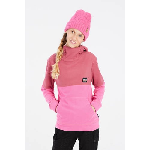 Protest hoodie felroze/donkerroze Sweater Meerkleurig