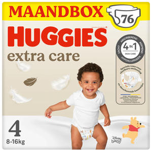 luiers - maat 4 (8 - 16 kg) - 76 stuks