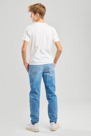 thumbnail: America Today straight leg jeans light blue denim