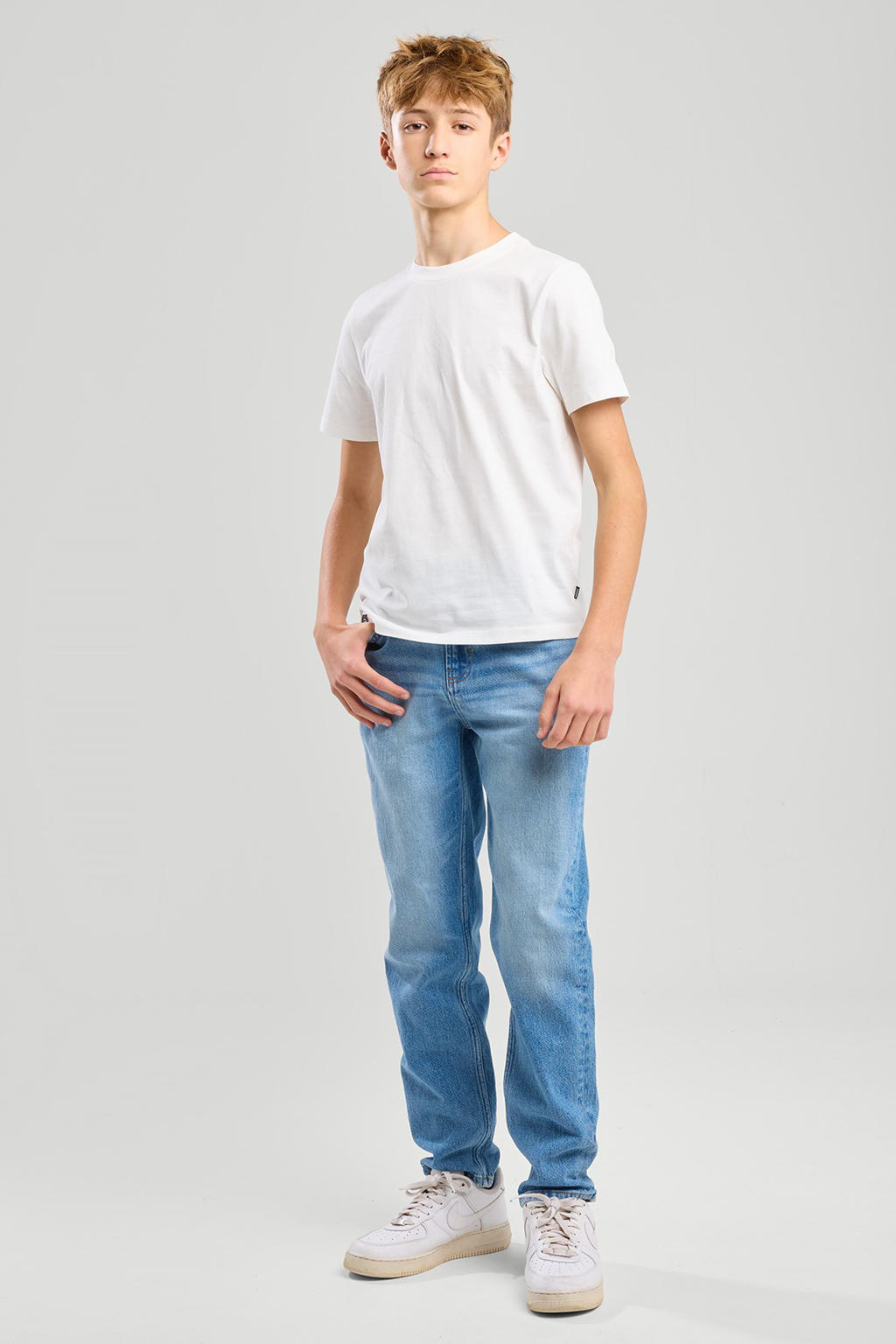 America Today straight leg jeans light blue denim
