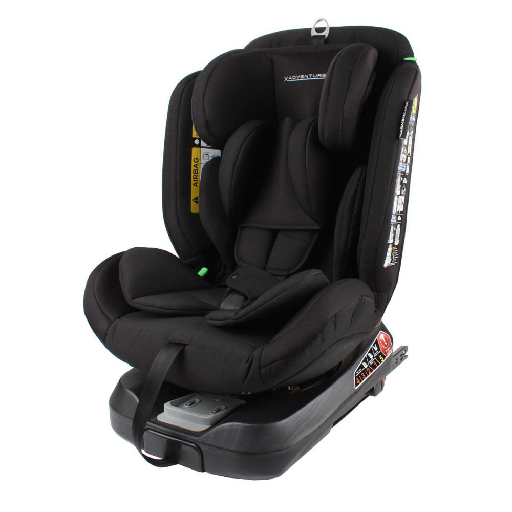 Xadventure Autostoel Groep 0/1/2/3 Supreme I-Size Zwart