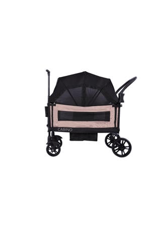 Cabino Bolderkar Waggie Zwart En Taupe