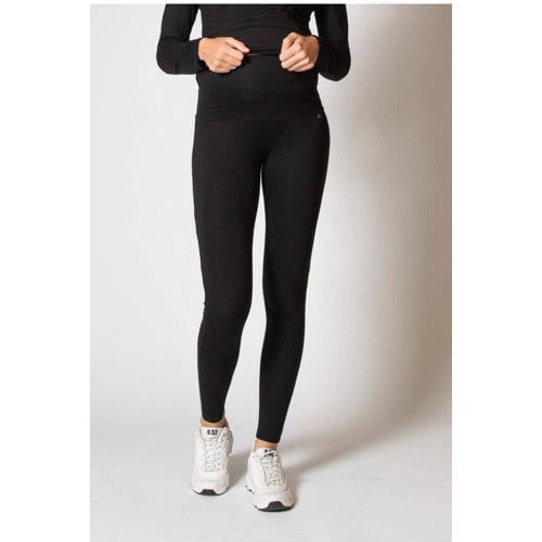 LOVE2WAIT zwangerschapstop zwart Dames Lyocell Ronde hals Effen