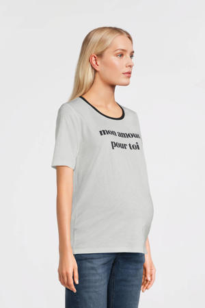 zwangerschaps T-shirt wit