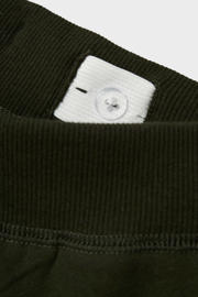 thumbnail: Donkergroene jongens NAME IT KIDS regular fit broek donker van sweat materiaal met elastische tailleband met koord en effen