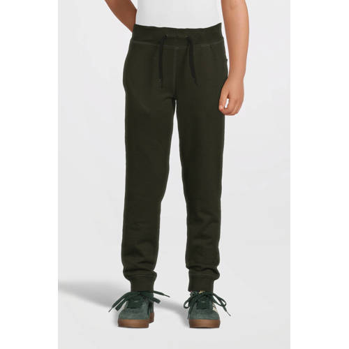 NAME IT KIDS regular fit broek NKMSWEAT donker olijfgroen Effen - maat 116 afbeelding