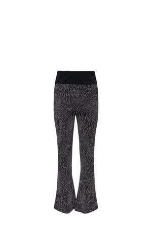 zwangerschaps flared broek zwart