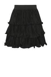 thumbnail: Zwarte meisjes VERO MODA GIRL strokenrok gemaakt van polyester en met elastische tailleband