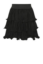 thumbnail: Zwarte meisjes VERO MODA GIRL strokenrok gemaakt van polyester en met elastische tailleband