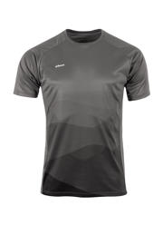 thumbnail: Zwarte jongens en meisjes Reece sportshirt Shift van polyester met korte mouwen en ronde hals