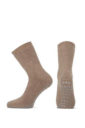 Huissokken beige