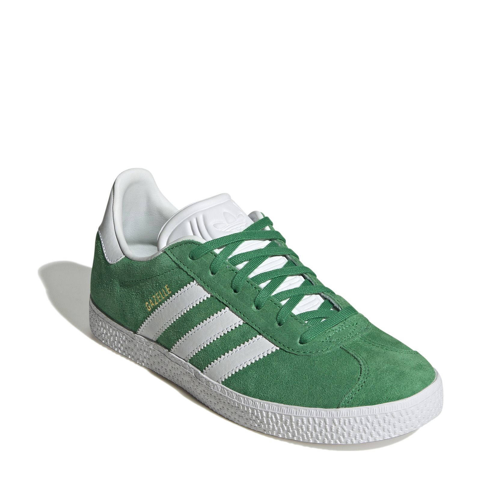 adidas Originals Gazelle sneakers groen/wit | kleertjes.com
