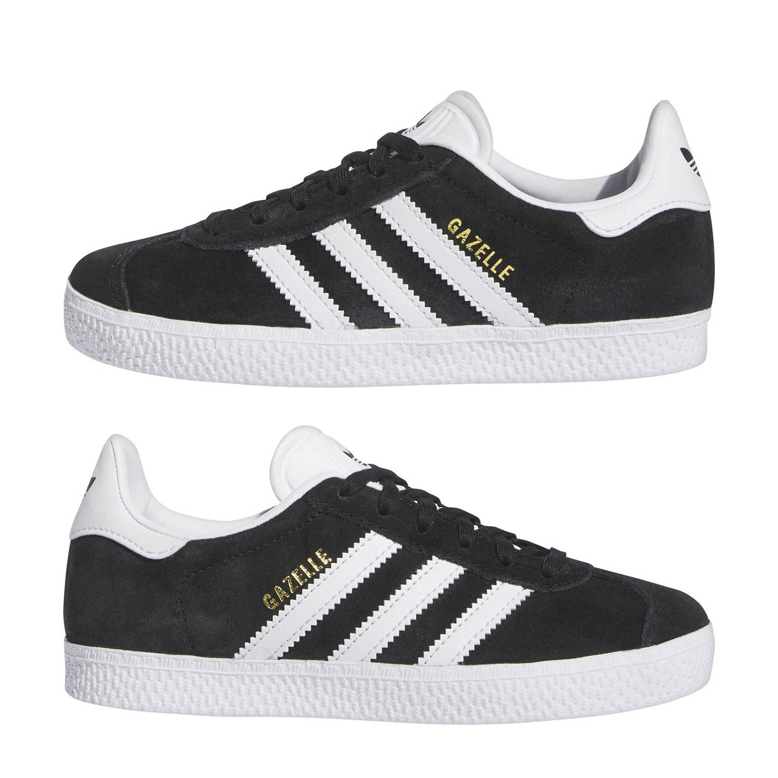 adidas Originals Gazelle sneakers zwart/wit | kleertjes.com