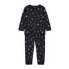 NAME IT MINI kerstpyjama NMNVISMAS met all over print donkerblauw