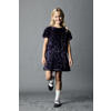 NAME IT KIDS jurk NKFRUNICA zwart/paars