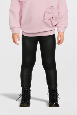 imitatieleren legging NMFREBEKKAS zwart