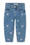 Medium Blue Denim-Bows