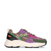 POSH by Poelman chunky sneakers groen/lila