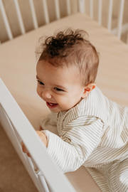 thumbnail: Puckababy The Bag New Born slaapzak Green Stripes 0-6 mnd