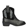 Nelson Kids leren cowboylaarzen zwart