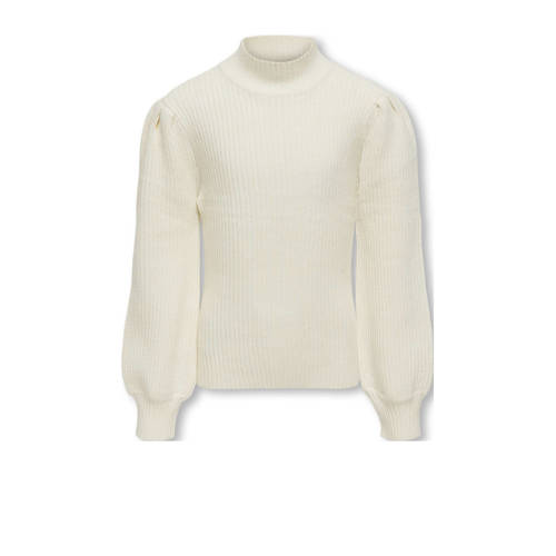 KIDS ONLY GIRL coltrui Ecru Meisjes Viscose Opstaande kraag Effen - maat 122/128 afbeelding