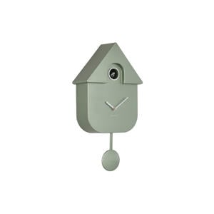 wandkllok Modern Cuckoo Metallic