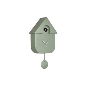 wandkllok Modern Cuckoo Metallic