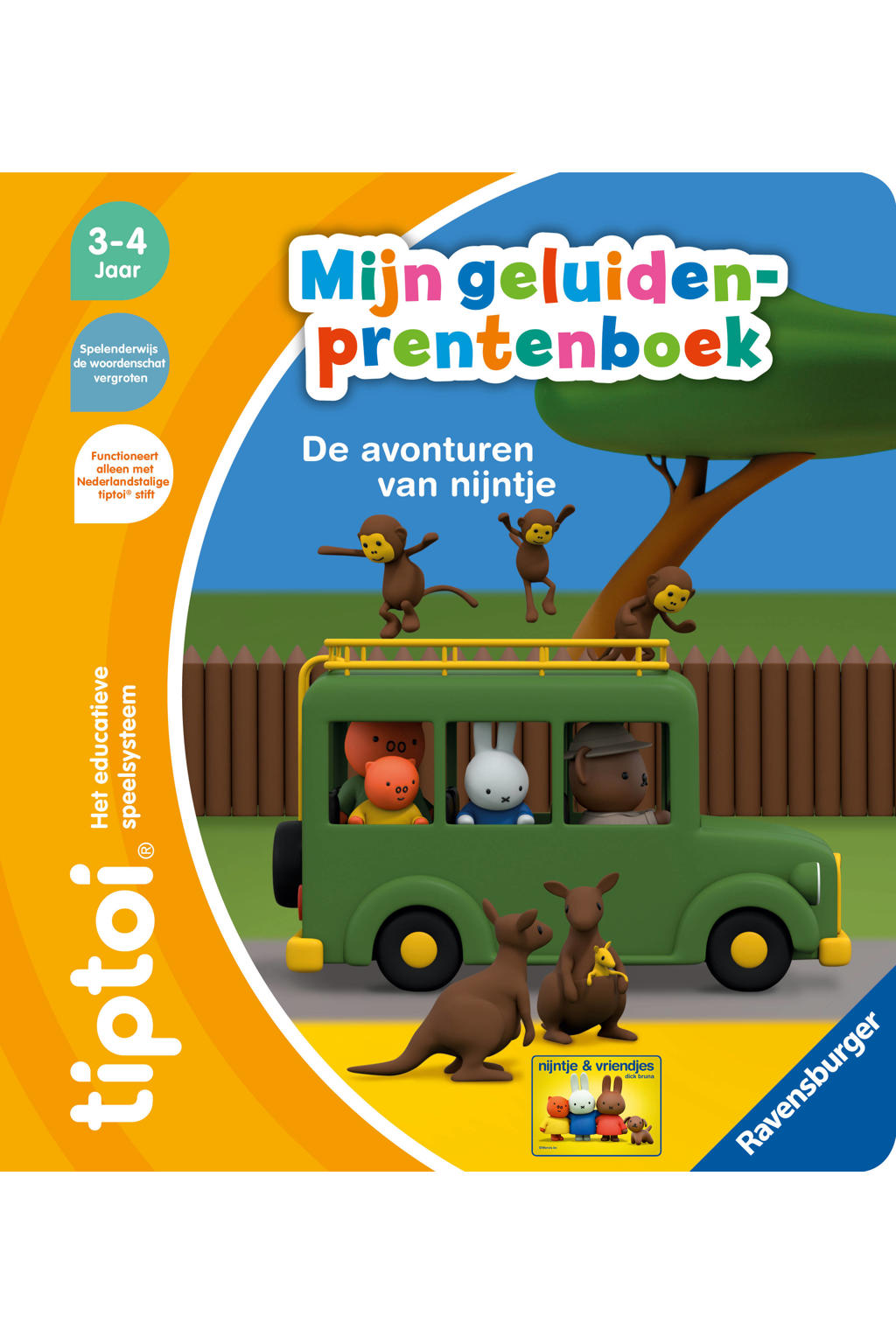 Ravensburger Tiptoi  Mijn geluiden prentenboek: De avonturen van nijntje