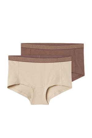 hipster NKFHIPSTER - set van 2 zand/bruin