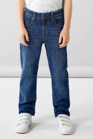 straight leg jeans NKMRYAN dark blue denim